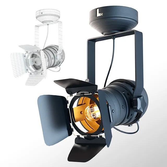 lighting – Artistic style Iron led track lighting 3D Model