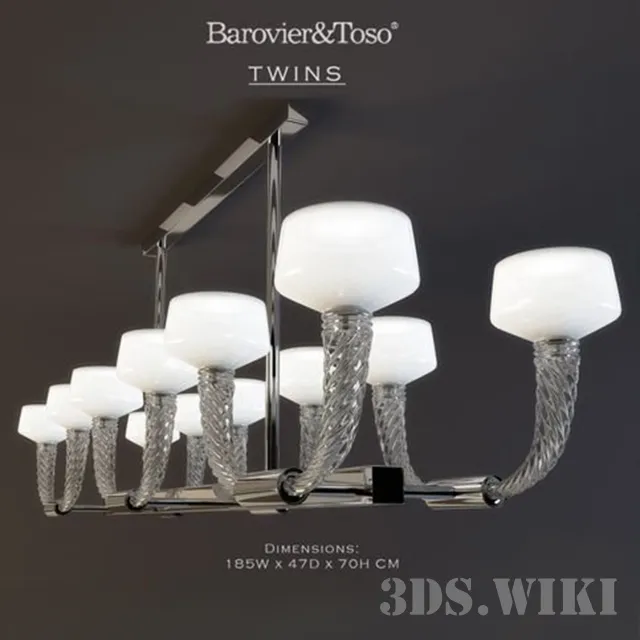 lighting – Barovier&Toso Twins light 3D Model lighting – Barovier&Toso Twins light 3D Model