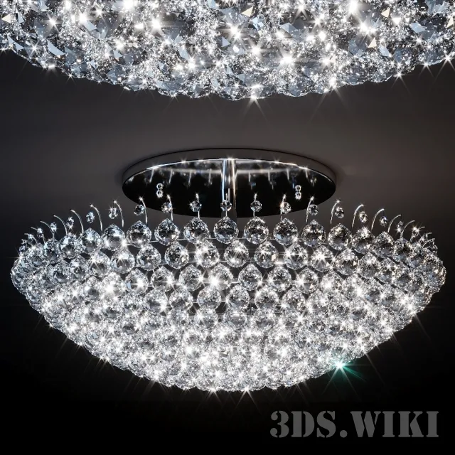 lighting – Beautiful crystal chandelier 3D Model lighting – Beautiful crystal chandelier 3D Model