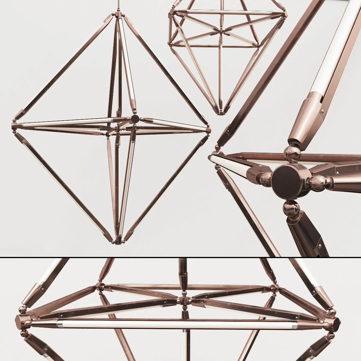 lighting – Becbrittain_SHY Polyhedron celeing lamp 3D Model lighting – Becbrittain_SHY Polyhedron celeing lamp 3D Model