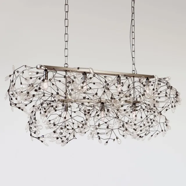 lighting – Bella Crystal Rectangular Chandelier 3D Model lighting – Bella Crystal Rectangular Chandelier 3D Model