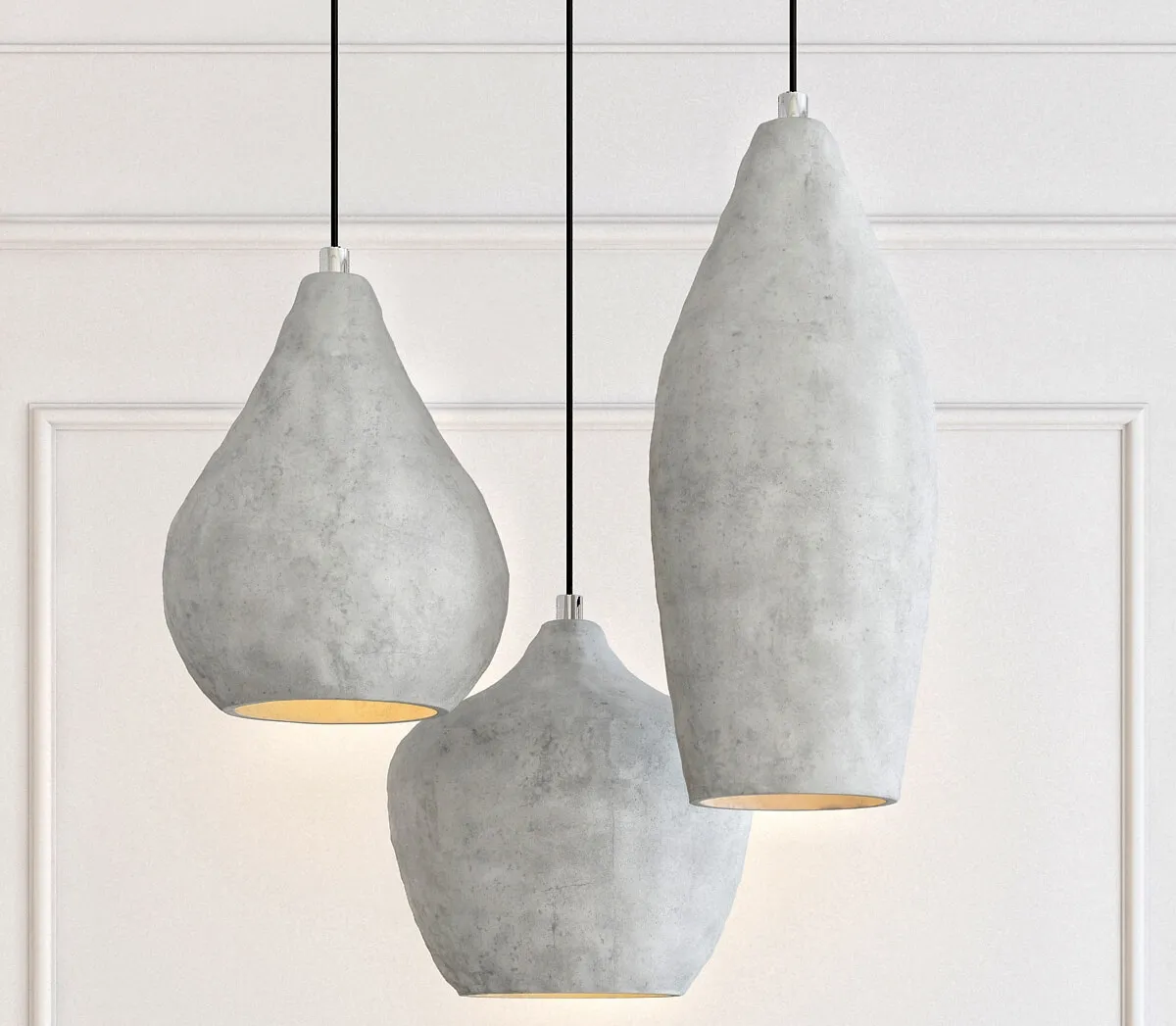 lighting – BETON pendant lamp 3D Model lighting – BETON pendant lamp 3D Model