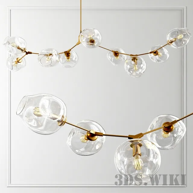 lighting – Branching Bubble – 9 Lights_2 3D Model lighting – Branching Bubble – 9 Lights_2 3D Model