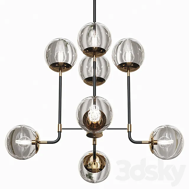 Lighting by BLU Kipling Chandelier 3D Model