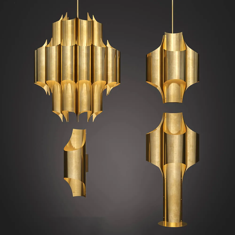 lighting – CATHEDRAL BRASS luminaire collection 3D Model