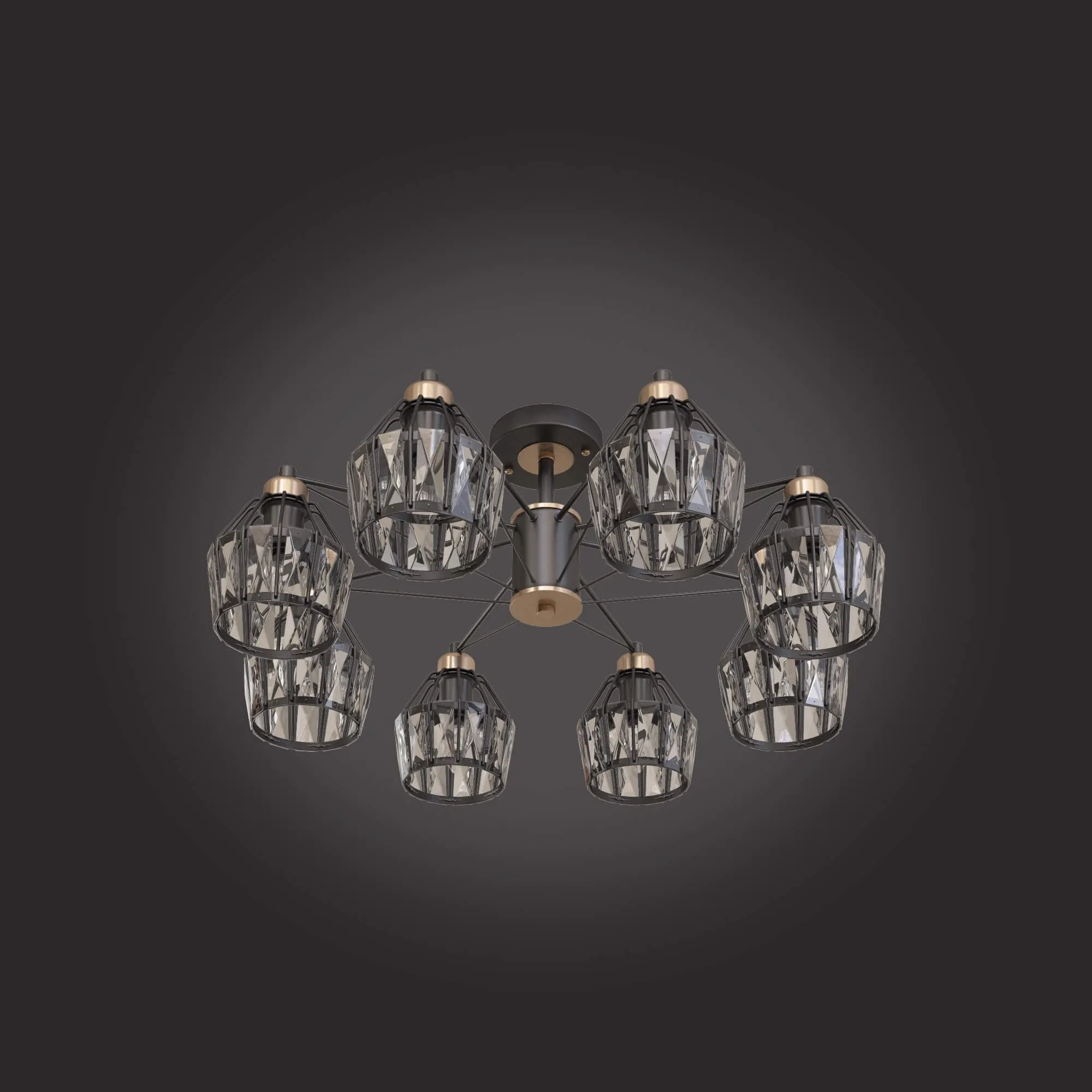 lighting – Ceiling chandelier in the loft style Eurosvet 700758 Lord 3D Model