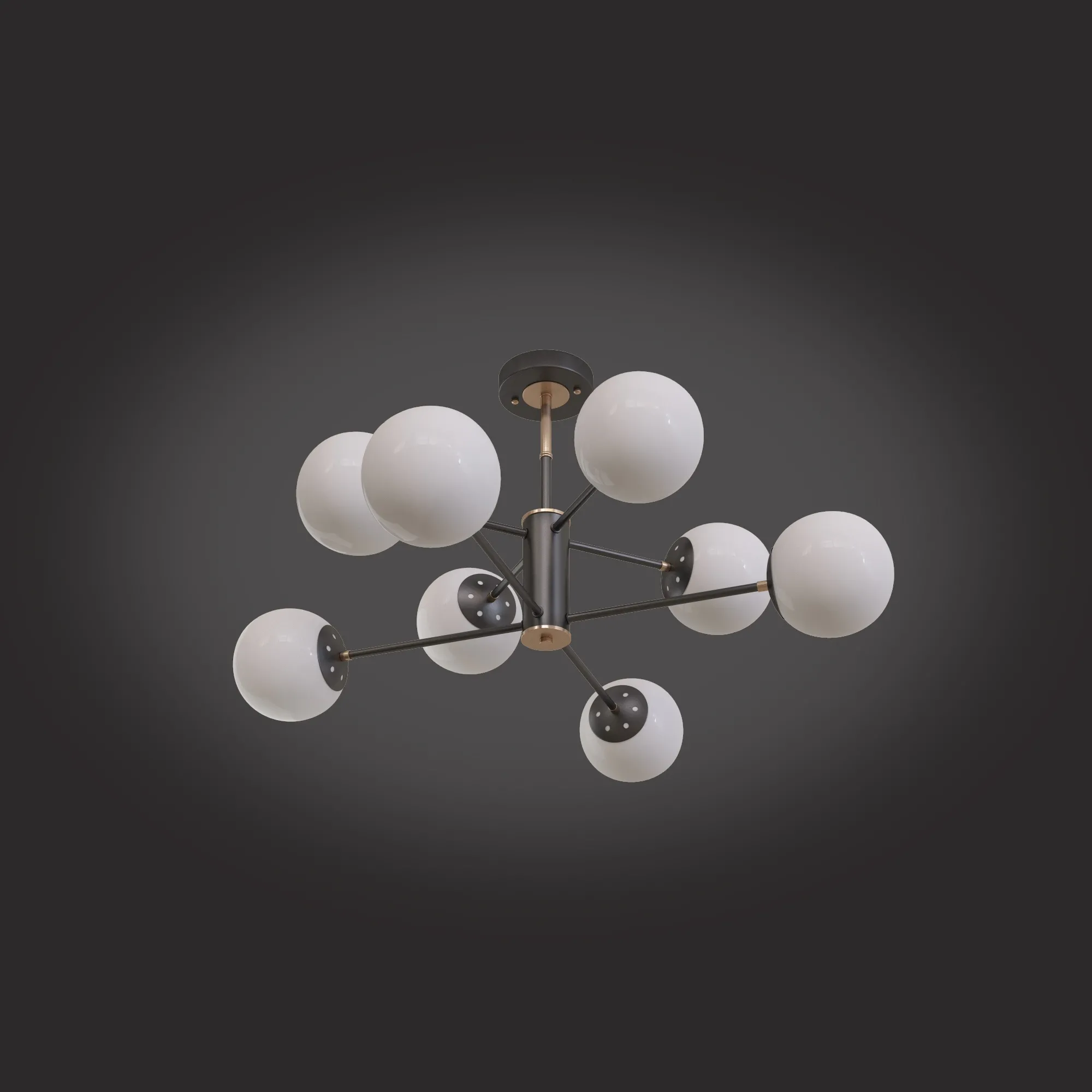 lighting – Ceiling chandelier in the loft style Eurosvet 700918 Austin 3D Model