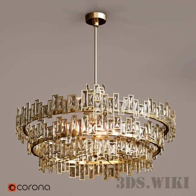 lighting – Ceiling chandelier Luna Luce Bella G 3D Model lighting – Ceiling chandelier Luna Luce Bella G 3D Model