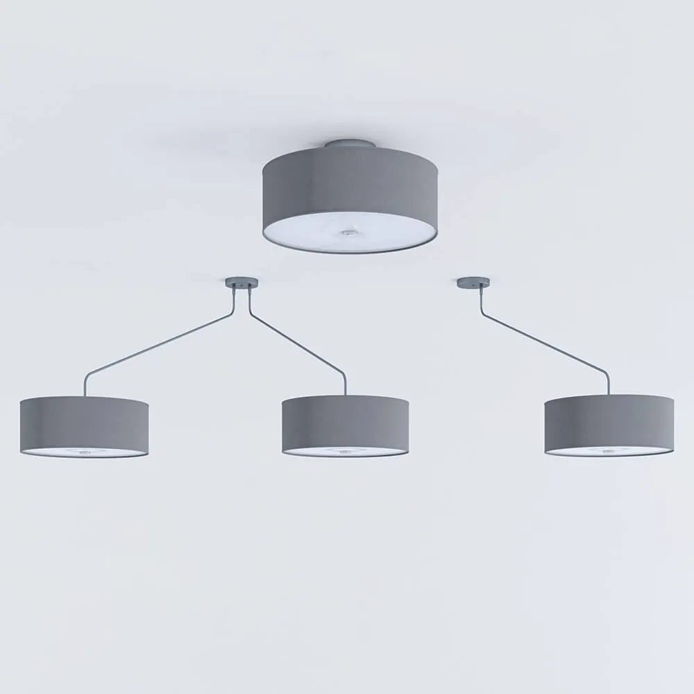 lighting – Ceiling chandelier Nowodvorski HAWK GRAY 3D Model