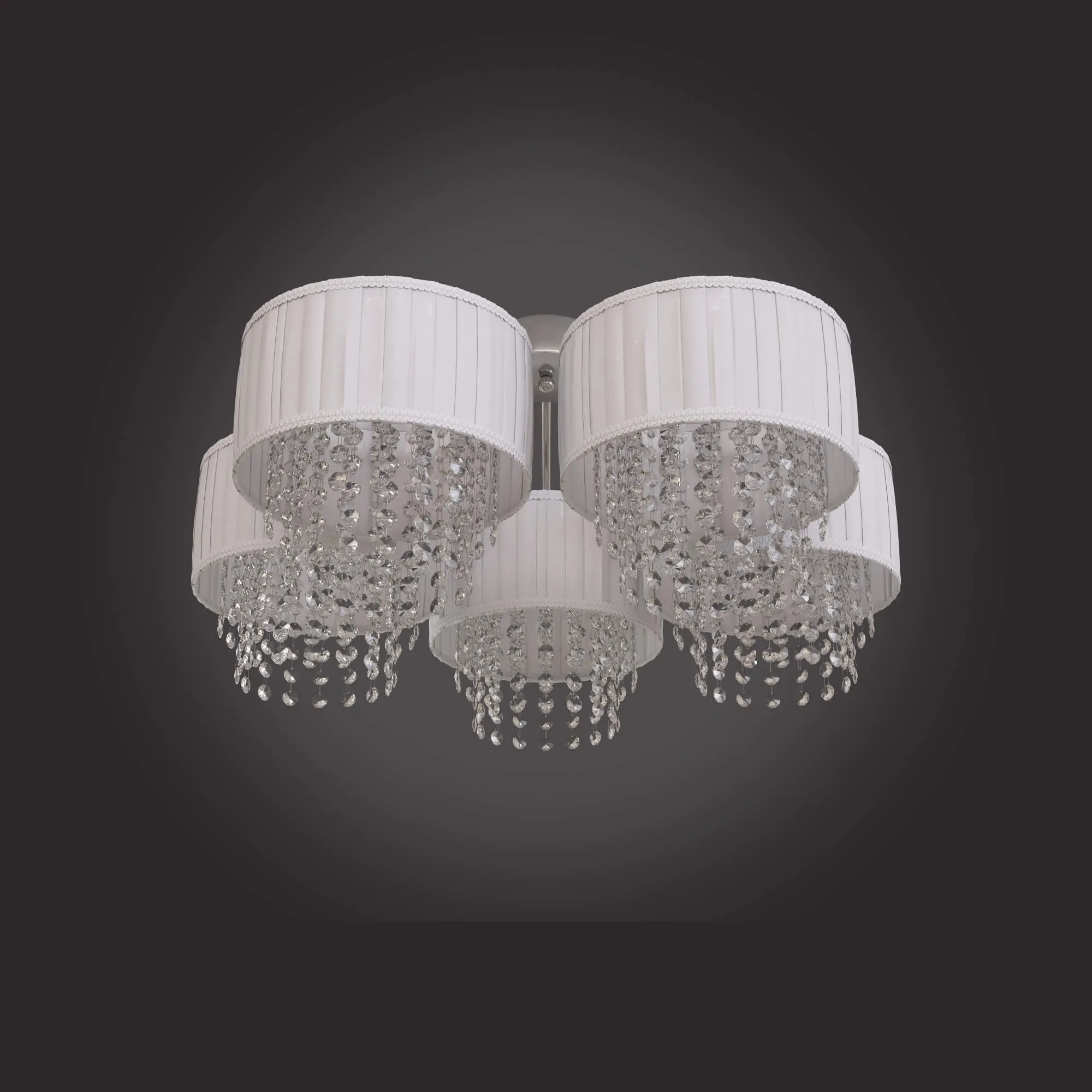 lighting – Ceiling chandelier with crystal Bogate 392465 ​​Strotskis 3D Model