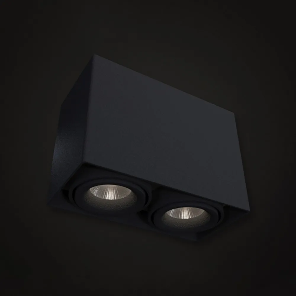 lighting – Ceiling lamp Donolux DL18610 / 02WW-SQ Shiny Black 3D Model
