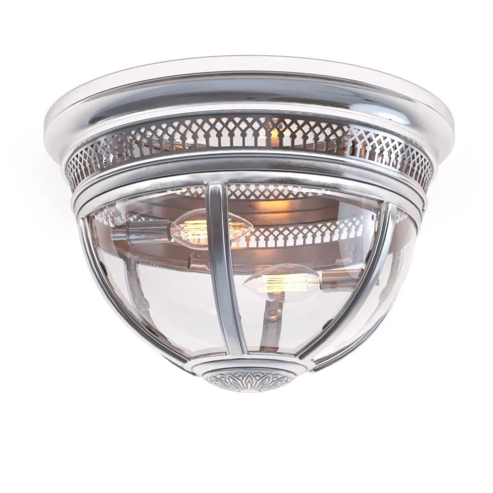 lighting – Ceiling lamp Eichholtz ceiling lamp residential silver 3D Model