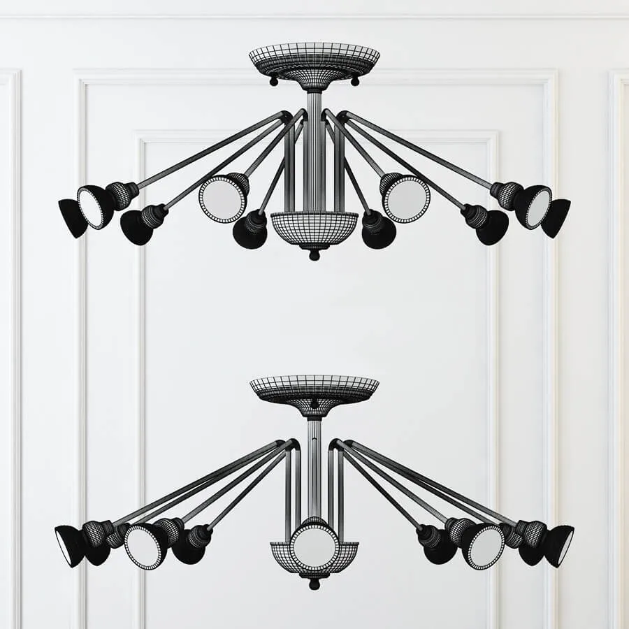 lighting – Ceiling lamp Faletrica Top 10 3D Model