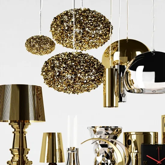 lighting – Ceiling lamp Kartell 3D Model lighting – Ceiling lamp Kartell 3D Model