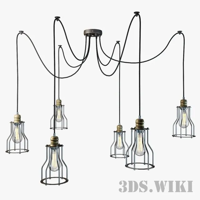 lighting – Ceiling Light Lussole 3D Model lighting – Ceiling Light Lussole 3D Model