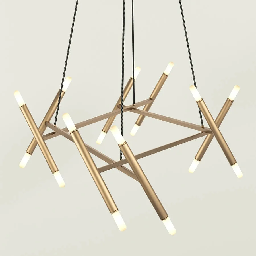 lighting – Chandelier and sconces Jonathan Browning Le Diamant 3D Model