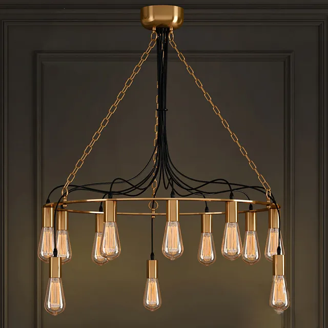 lighting – Chandelier Blood Wire 12 3D Model lighting – Chandelier Blood Wire 12 3D Model