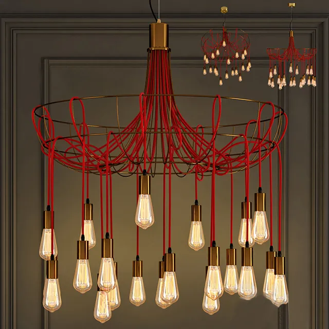 lighting – Chandelier Blood Wire 21 3D Model