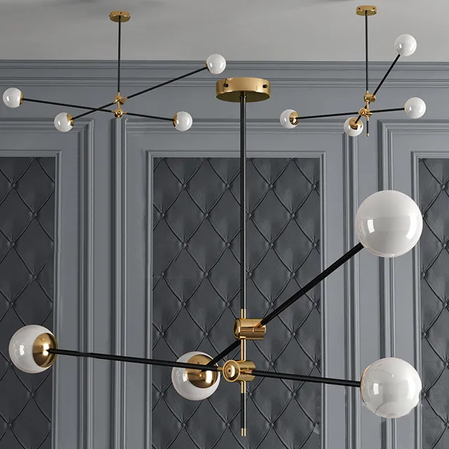 lighting – Chandelier Bullarum Si-4 3D Model