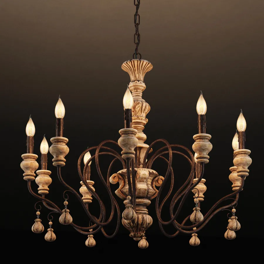 lighting – Chandelier CH004-10-AKD 3D Model