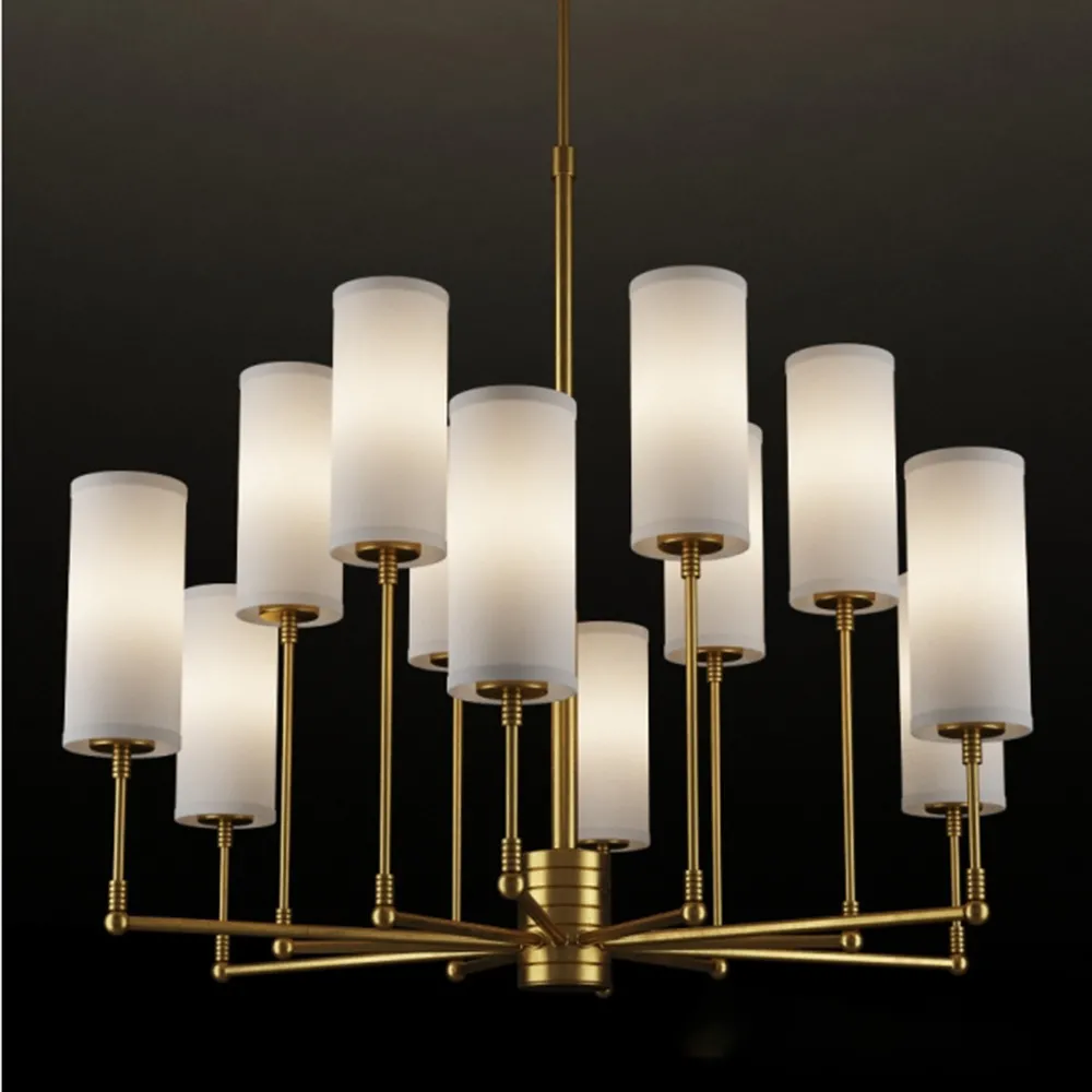 lighting – Chandelier CLARENCE CHANDELIER CH074-12-BRS 3D Model