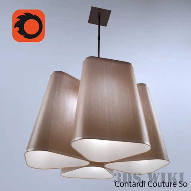 lighting – Chandelier Couture So – Contardi 3D Model lighting – Chandelier Couture So – Contardi 3D Model