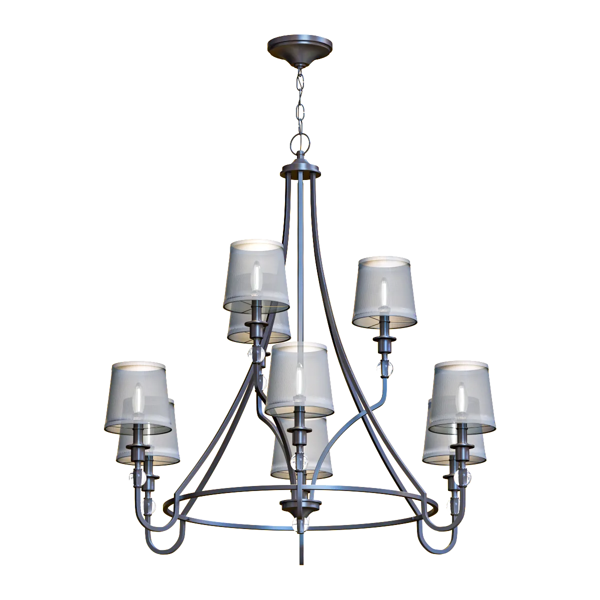 lighting – Chandelier Hinkley Morgan 3D Model