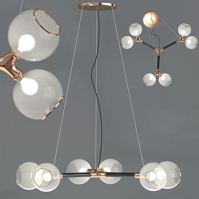 lighting – Chandelier Horus Suspension light 6 3D Model lighting – Chandelier Horus Suspension light 6 3D Model