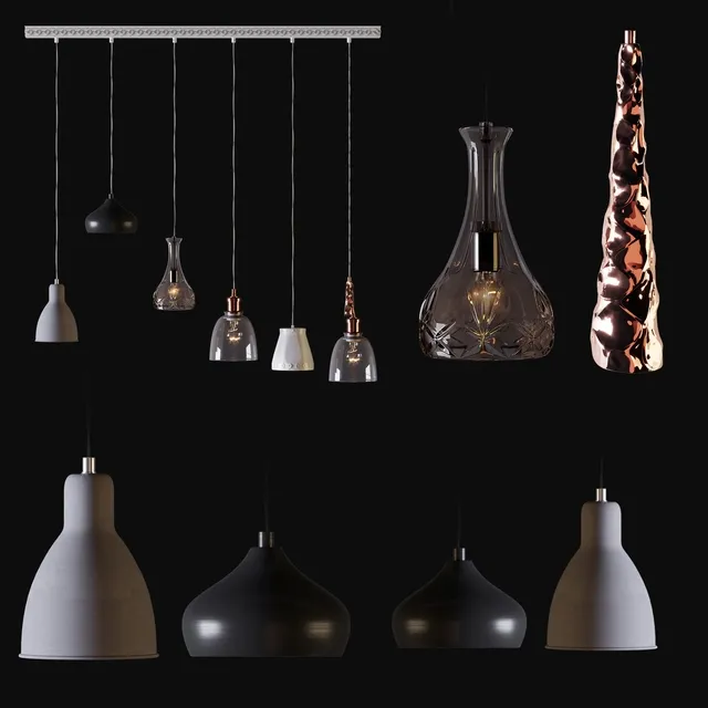 lighting – Chandelier Kare Design 36633 3D Model lighting – Chandelier Kare Design 36633 3D Model