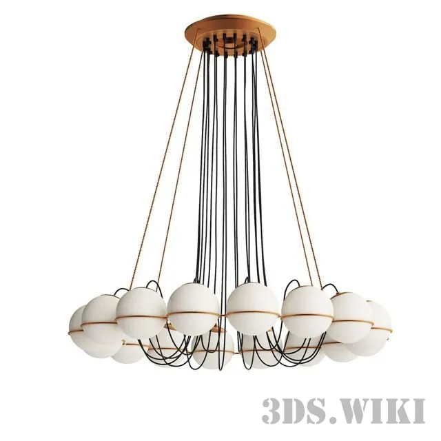 lighting – Chandelier Le Sfere 3D Model lighting – Chandelier Le Sfere 3D Model