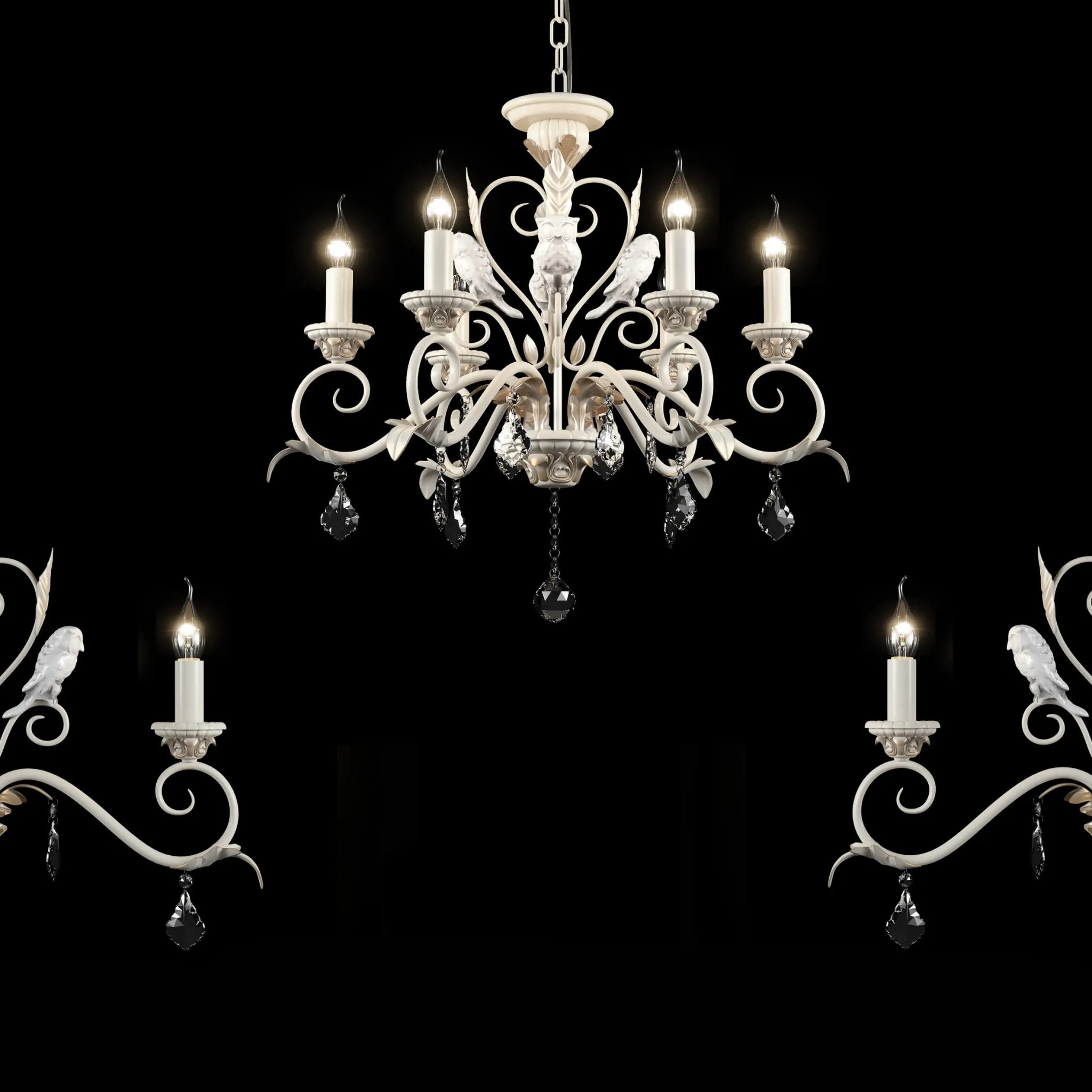 lighting – Chandelier Maytoni ARM777-08-WG 3D Model lighting – Chandelier Maytoni ARM777-08-WG 3D Model