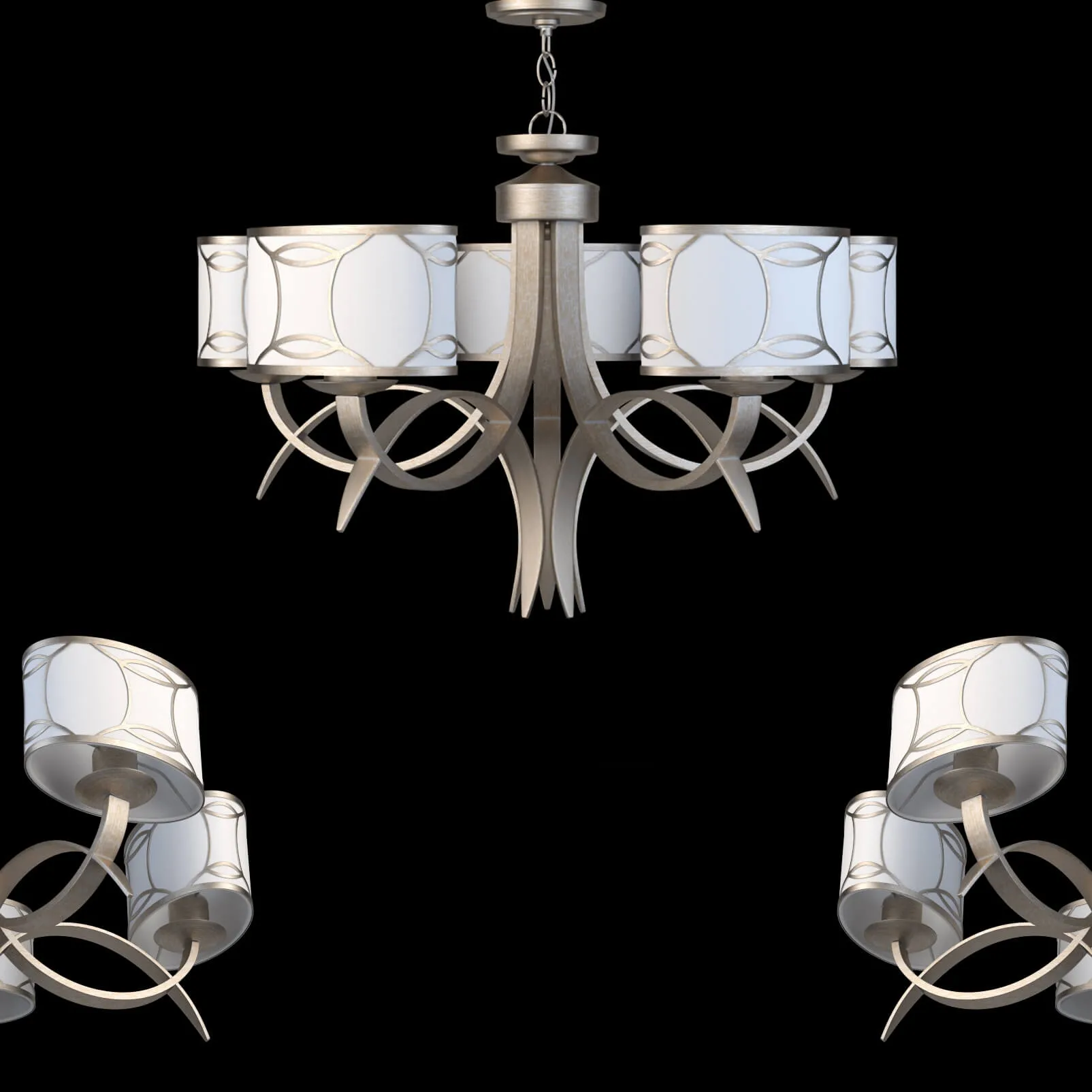 lighting – Chandelier Maytoni H310-05-G 3D Model lighting – Chandelier Maytoni H310-05-G 3D Model