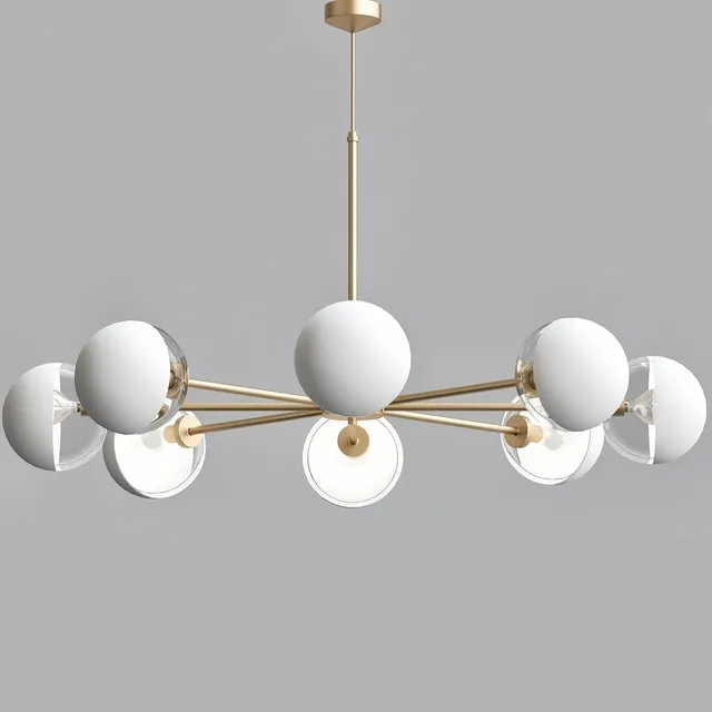 lighting – Chandelier Molecola IL Fanale 3D Model lighting – Chandelier Molecola IL Fanale 3D Model