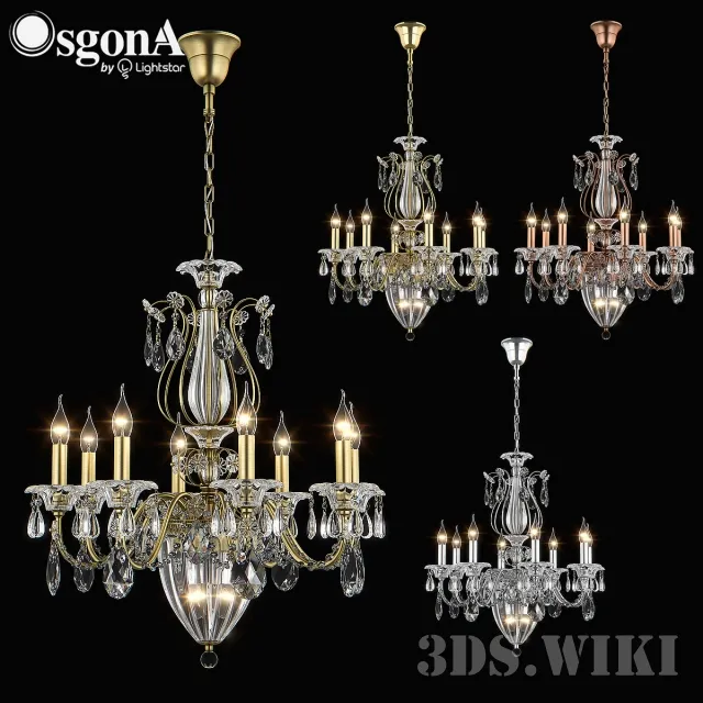 lighting – Chandelier Osgona 3D Model lighting – Chandelier Osgona 3D Model