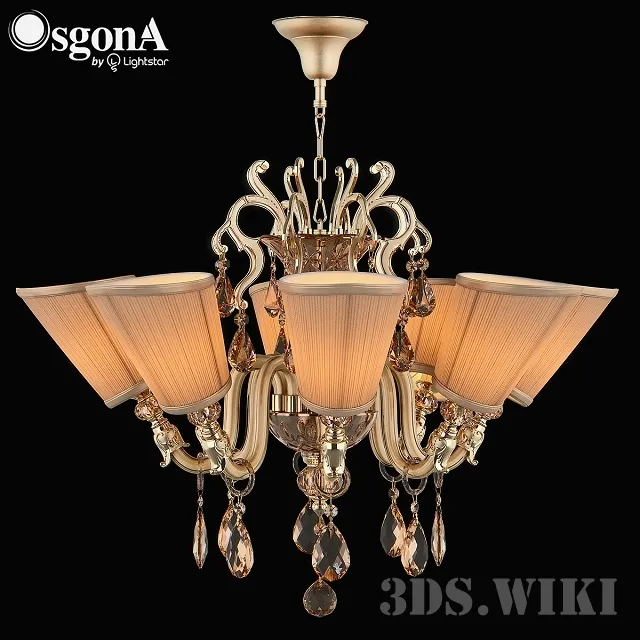 lighting – Chandelier Osgona GUARDA 692082 3D Model lighting – Chandelier Osgona GUARDA 692082 3D Model