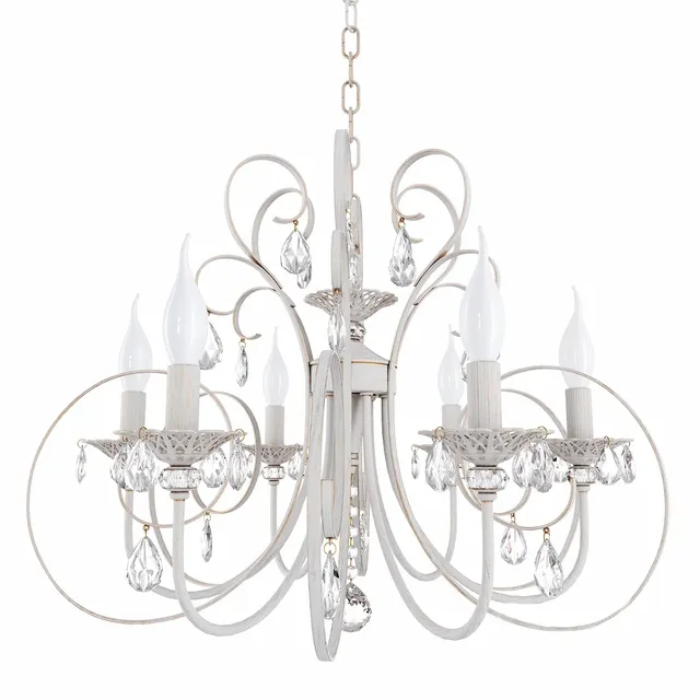 lighting – Chandelier pendant Silver Light Vienna 6 lamps 3D Model lighting – Chandelier pendant Silver Light Vienna 6 lamps 3D Model