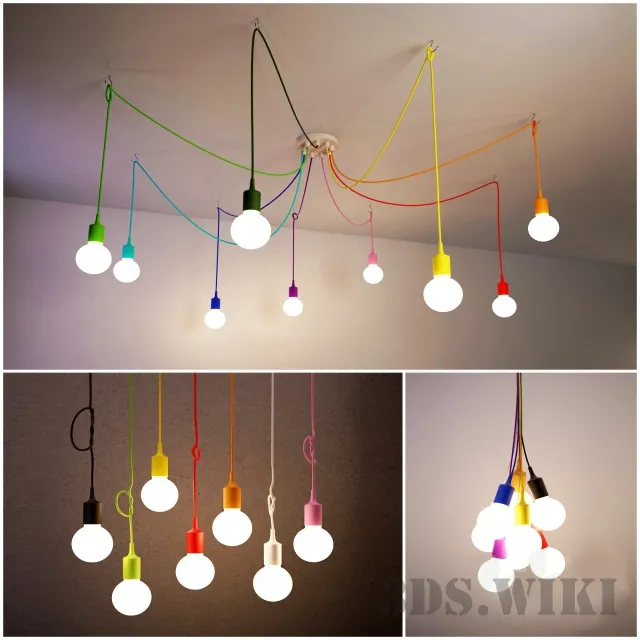 lighting – Chandelier Rainbow 3D Model lighting – Chandelier Rainbow 3D Model