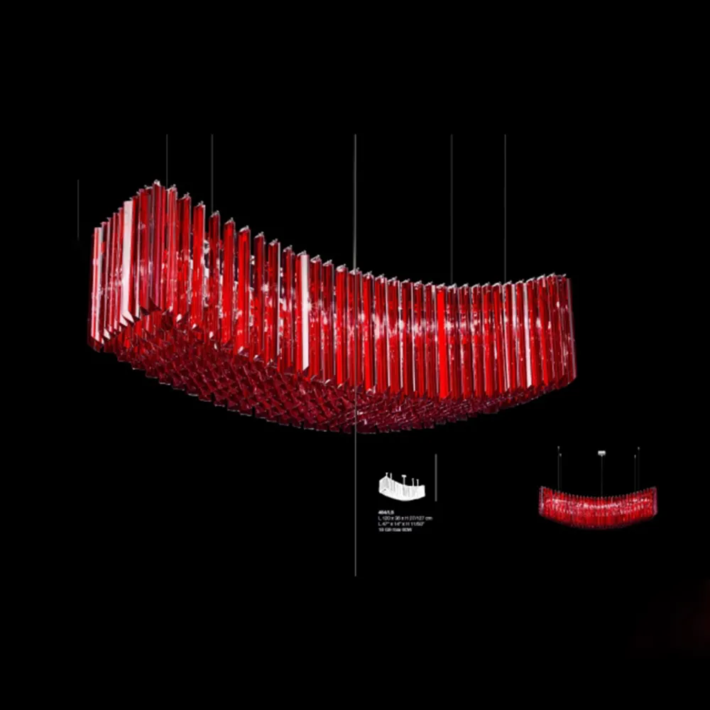 lighting – Chandelier red OR Illuminazione s.r.l. 464 / SL 3D Model lighting – Chandelier red OR Illuminazione s.r.l. 464 / SL 3D Model