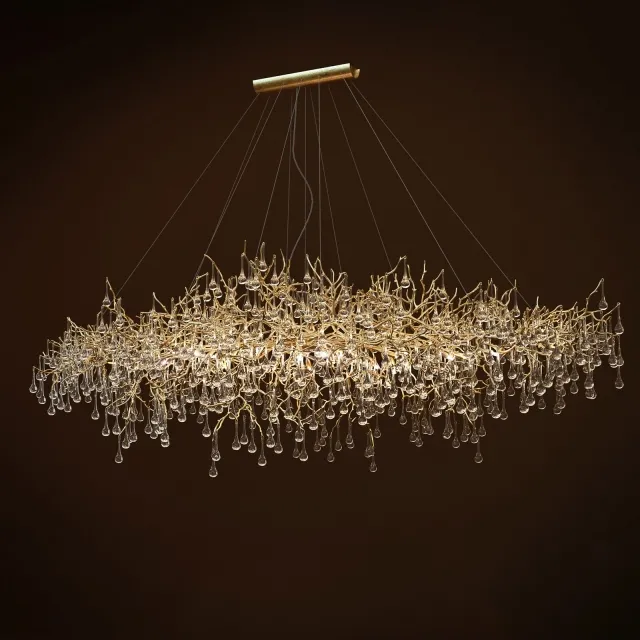 lighting – Chandelier Serip Bijout oval x-large 3D Model lighting – Chandelier Serip Bijout oval x-large 3D Model