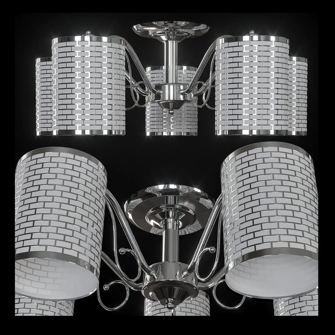 lighting – Chandelier Sirius N5401  5H 3D Model