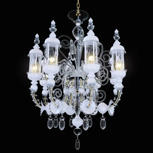 lighting – Chandelier Sylcom Bucintoro 17988 3D Model lighting – Chandelier Sylcom Bucintoro 17988 3D Model