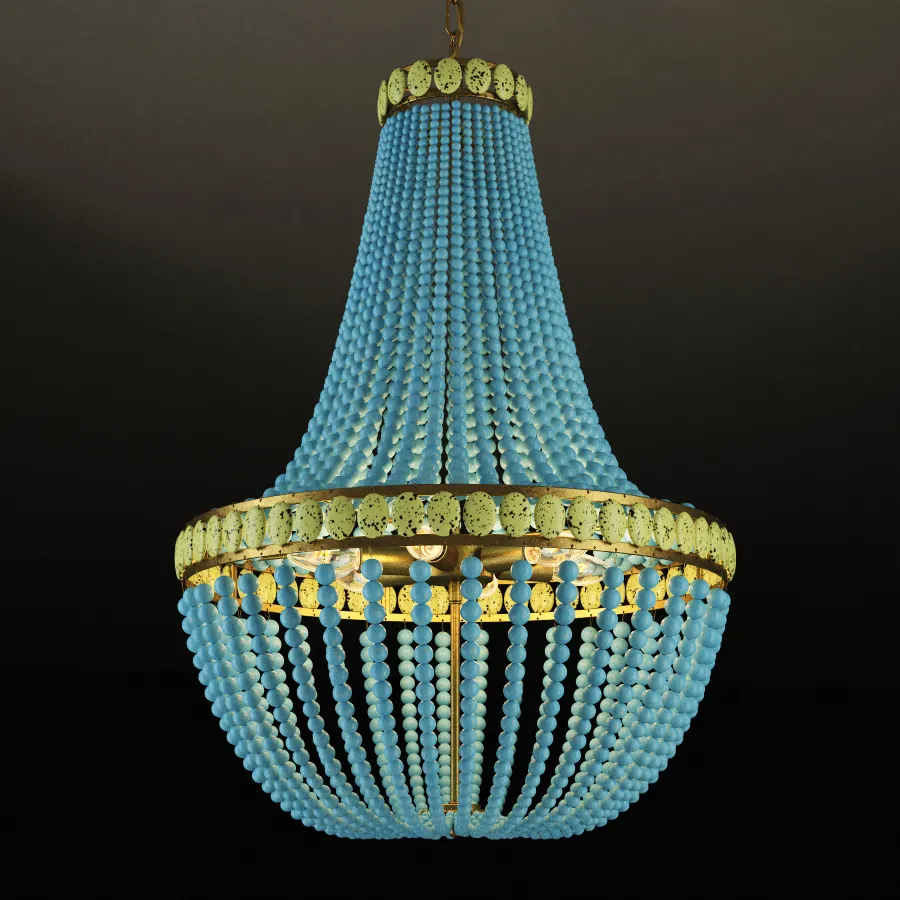 lighting – Chandelier Venezia CH076-6-BU 3D Model