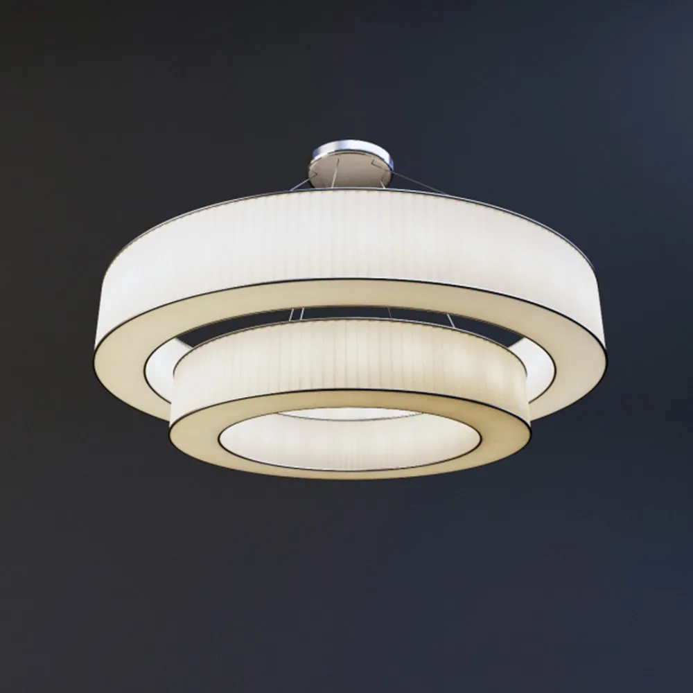 lighting – Chandelier with Two Rings/circle 3D Model