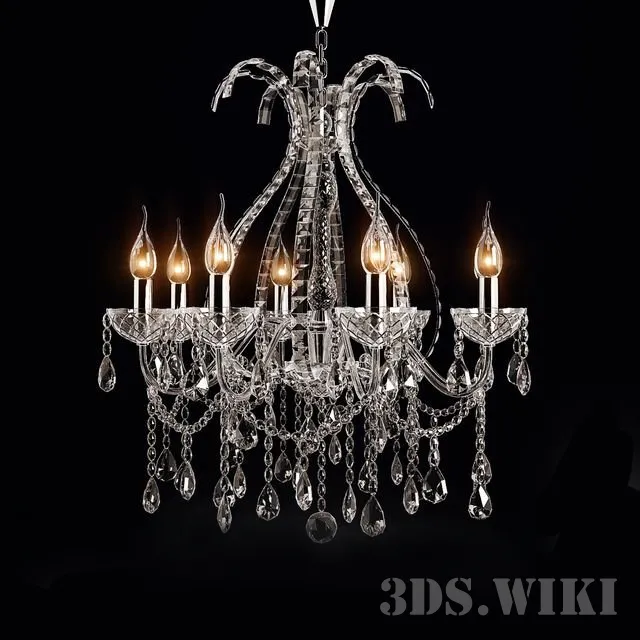 lighting – Classic chandelier Laudarte 3D Model lighting – Classic chandelier Laudarte 3D Model