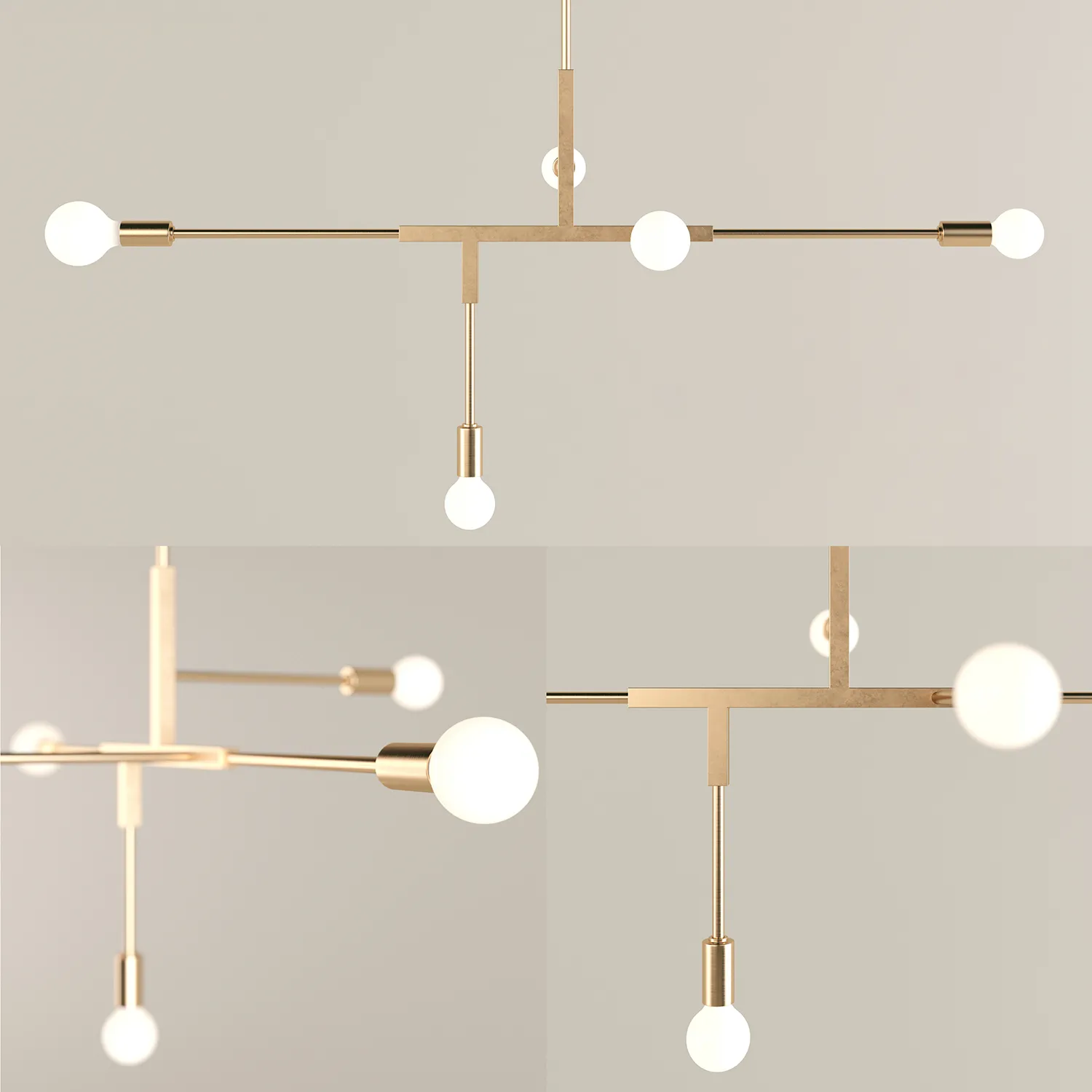 lighting – Cliff Suspension Lamp 4 3D Model