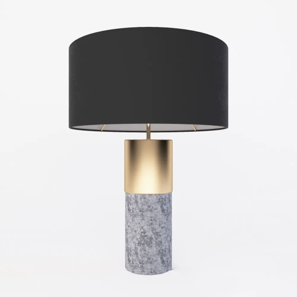 lighting – Concrete & Brass table lamp 3D Model lighting – Concrete & Brass table lamp 3D Model