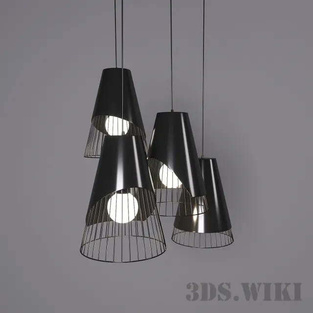 lighting – Conic Section Pendant Light 3D Model