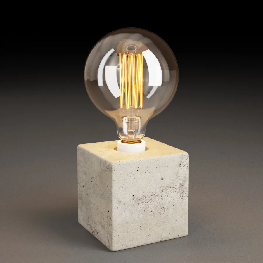 lighting – Cube table lamp 25 3D Model lighting – Cube table lamp 25 3D Model