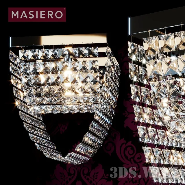 lighting – Designer chandelier Masiero 3D Model lighting – Designer chandelier Masiero 3D Model