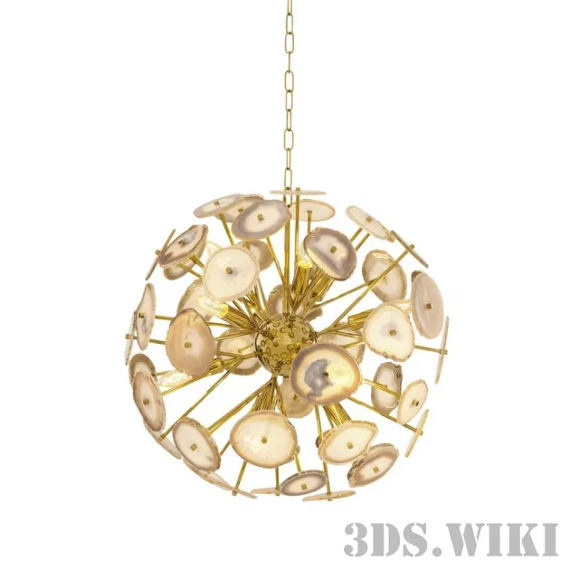 lighting – Eichholtz Chandelier Branquinho 3D Model lighting – Eichholtz Chandelier Branquinho 3D Model